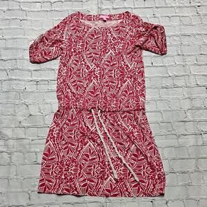 Lilly Pulitzer Pink and White Floral Mini Dress